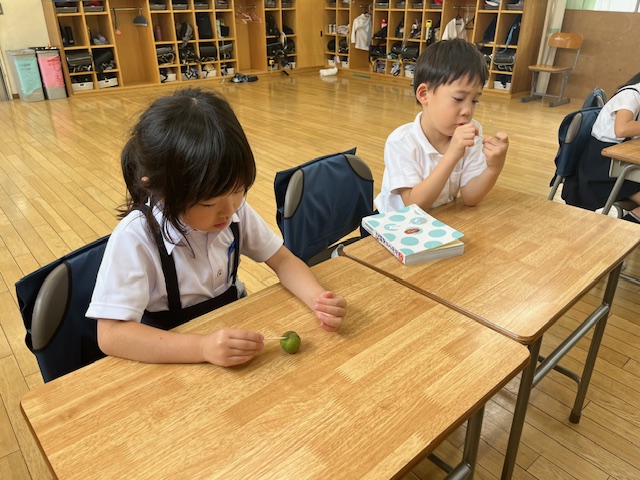 おいしい梅ジュースになあれ！